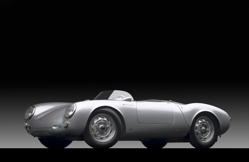 1955 PORSCHE 550 SPYDER Most of us associate this car with James Dean’s “Little Batard.” But the reason Dean chose this model was because he knew what a good race car was. A fierce competitor both on the screen and on track, he knew he could win races in this one. The light weight 550 Spyder with its diminutive air-cooled flatfour 1.5 liter engine was good enough to defeat Ferrari and Maserati at their own game including the Targo Florio in 1956. Ferdinand Porsche was a genius. This was one of his many masterpieces that went on to become a legend and one of the most desirable cars ever produced by Porsche.